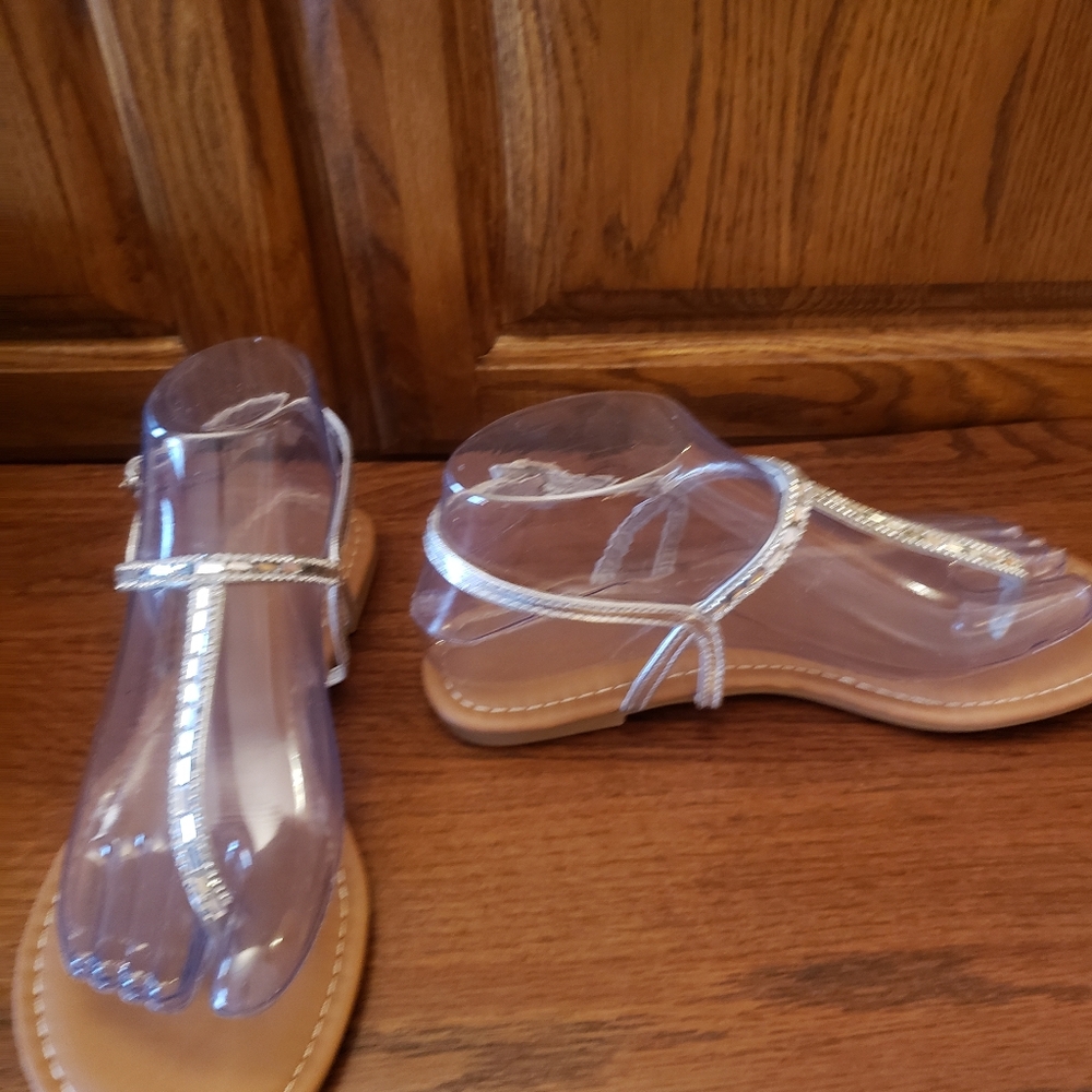 Jynx Rhinestone Sandals! NWOT! - Picture 3 of 9